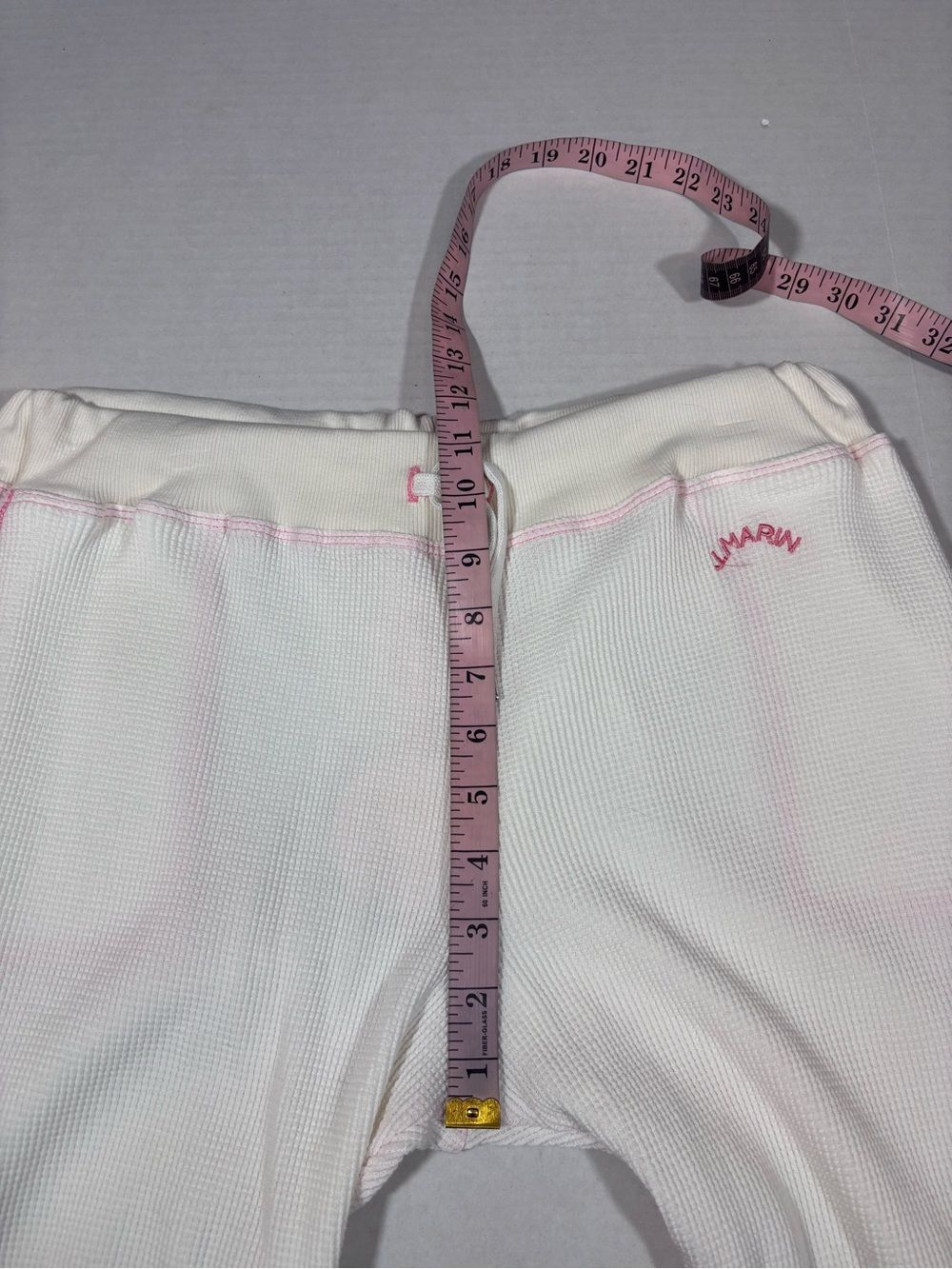 J.Marin The Thermal Jogger - Natural NWT Large Organic Cotton Waffle lounge - Picture 13 of 14